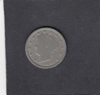 Beschrijving: 5 Cent LIBERTY